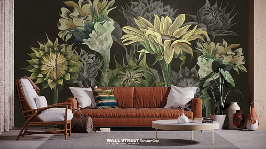Фотообои в интерьере артикул SUMMERTIME 6, SUMMERTIME, Wall street