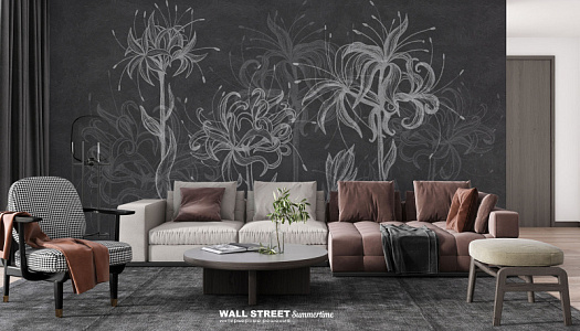 Фотообои в интерьере артикул SUMMERTIME 38, SUMMERTIME, Wall street