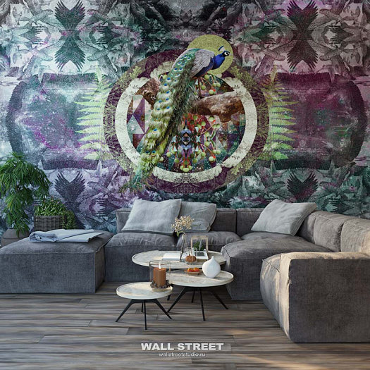 Фотообои в интерьере артикул Geotropick 19, GEOTROPICK, Wall street